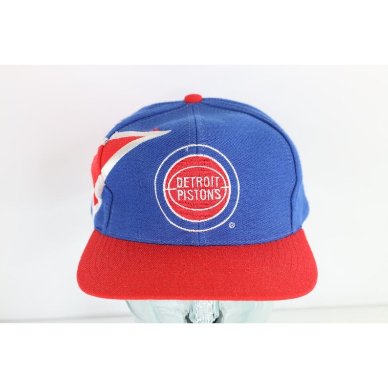 90s Detroit Pistons Basketball Lightning Bolt Spell Out Etsy