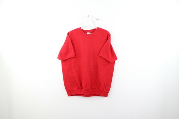 90s Streetwear Mens Small Blank Faded Short Sleeve