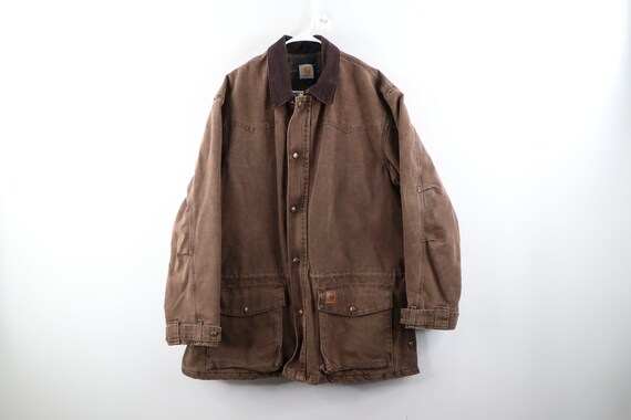 90s Carhartt Distressed Faded Spell Out Blanket Li