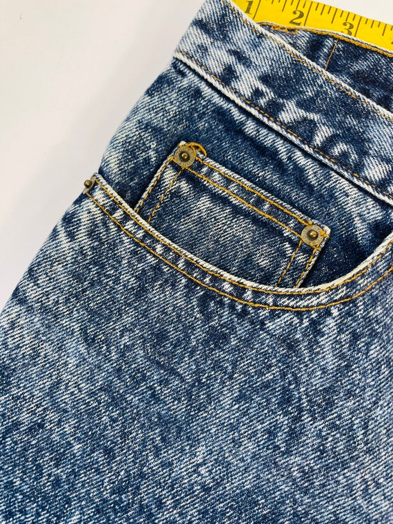 80s Guess Jeans Mens 33x32 Spell Out 