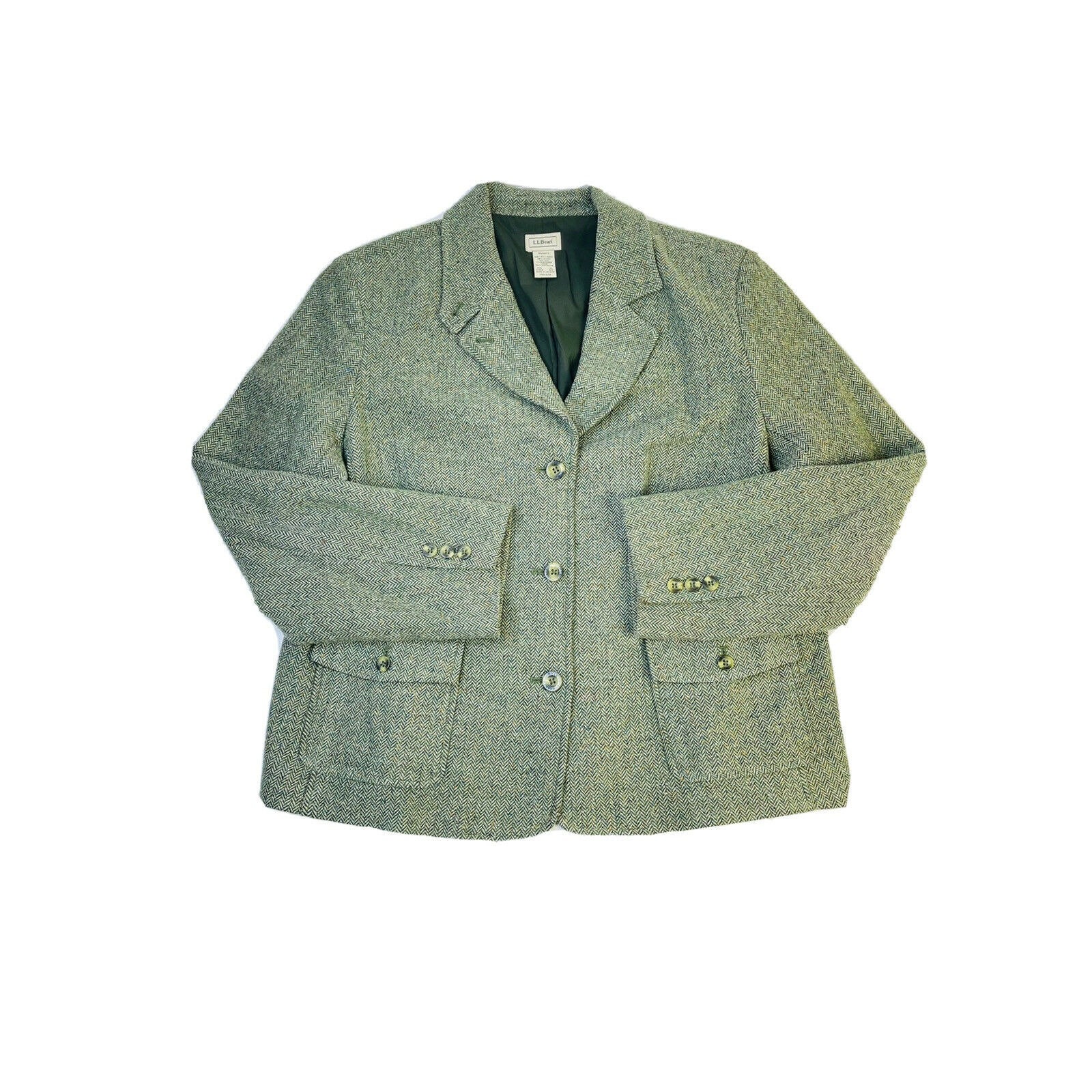 90s L.L. Bean Womens XL Herringbone 
