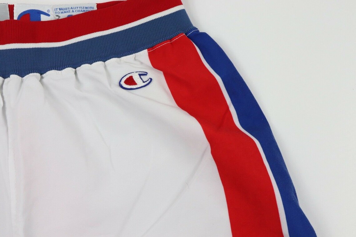 90s Champion 36 NBA Authentic Detroit Pistons on Court Pants Etsy