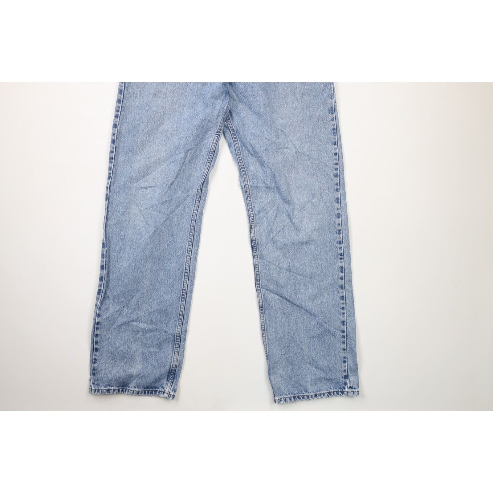 American VINTAGE 80s Wrangler Jeans (44x30) Mens Straight Leg Medium Wash  