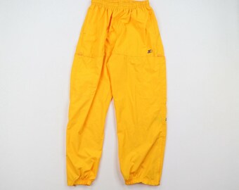 Yellow Vintage 80s Pleated Pants 