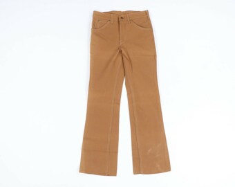 70s Deadstock Bellbottom Brown Pants 