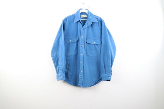 80s Streetwear Mens Small Double Pocket Chamois Cl