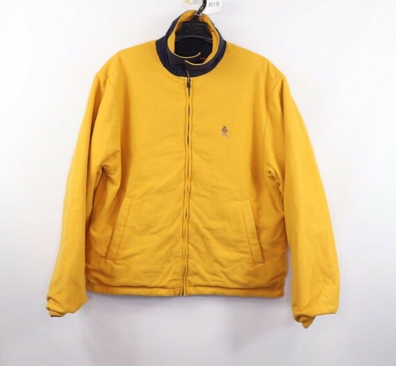 90s Tommy Hilfiger Mens Medium Stitched Logo Rever