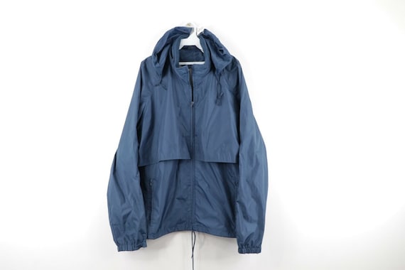 80s Woolrich Mens XL Full Zip Vented Windbreaker R