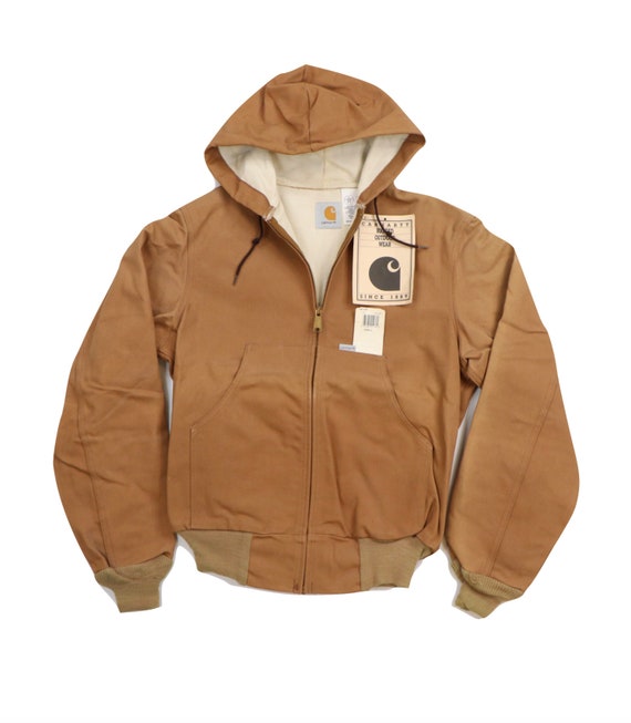 NOS Deadstock Vintage 90s Carhartt Spell Out Hoode
