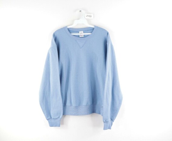 90s Russell Athletic Mens M Blank Faded Crewneck S