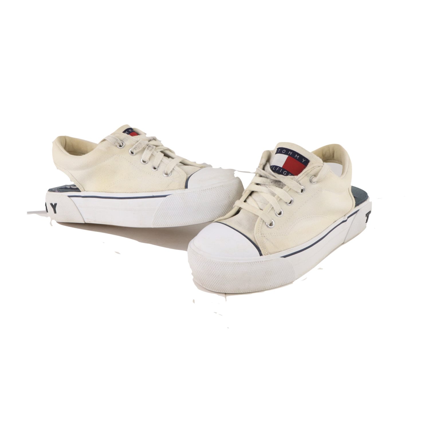 90s Tommy Hilfiger Womens 7.5 Spell Out 