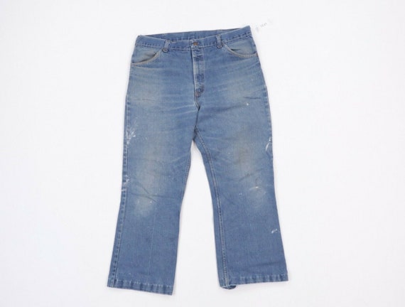 70s Rockabilly Mens Size 38x28 Heavily Distressed