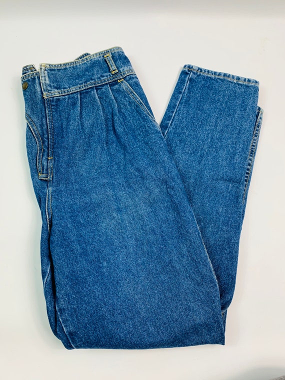 80s Streetwear Womens 10 Pleated High Rise Mom Jea