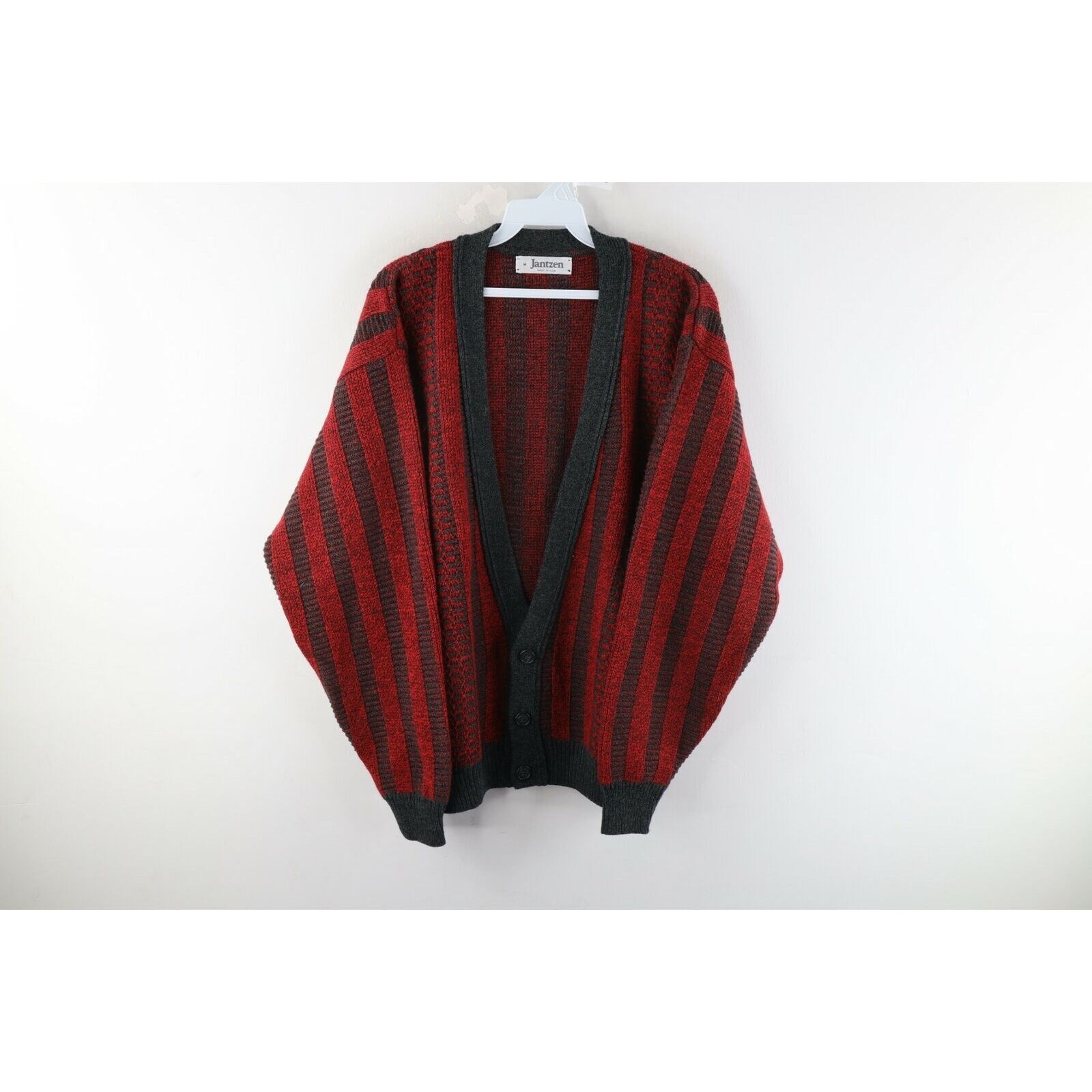 90s Rockabilly Mens Medium Wool Blend 