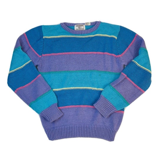 80s Streetwear Womens Medium Rainbow 