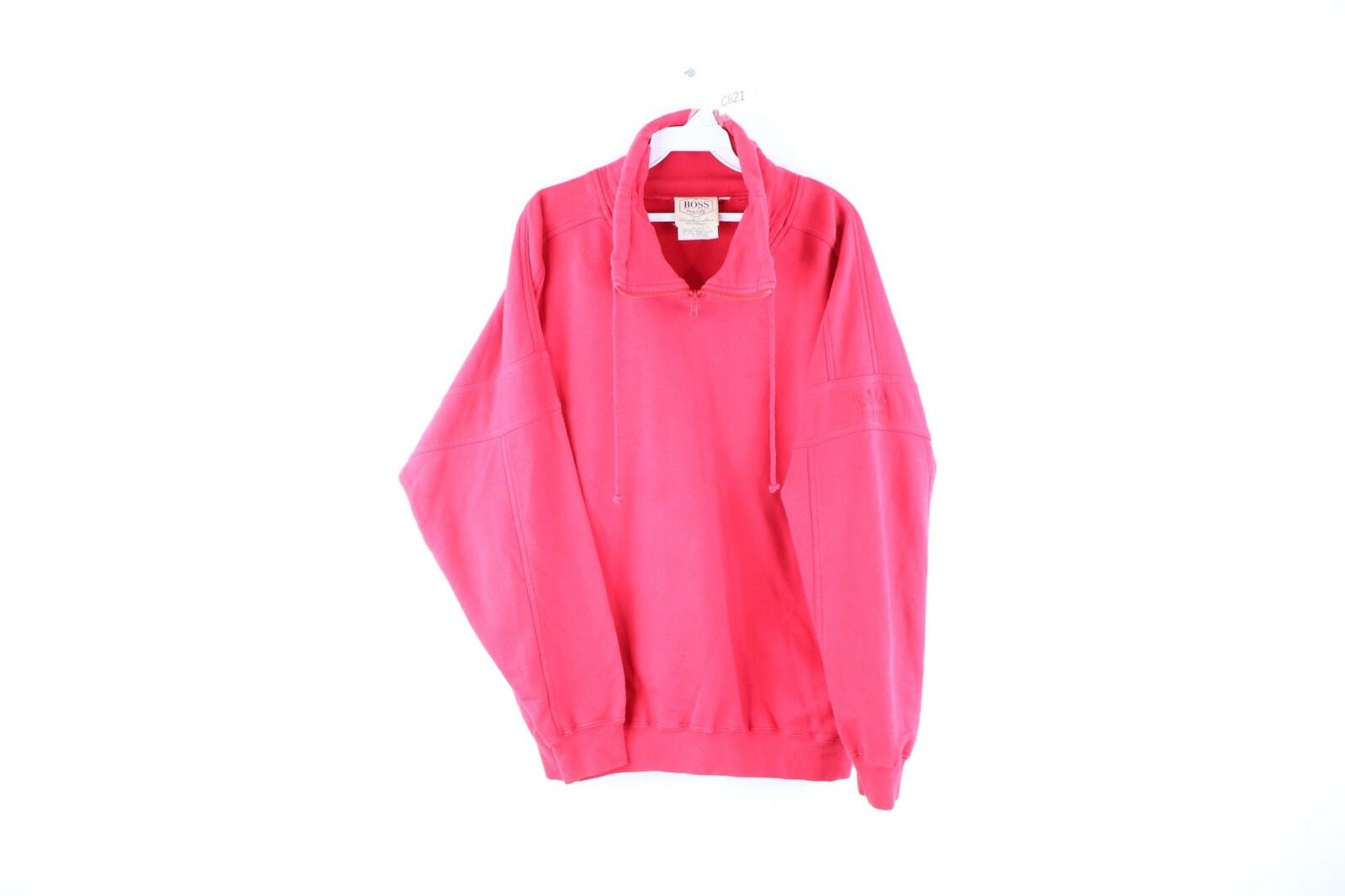 blank half zip pullover