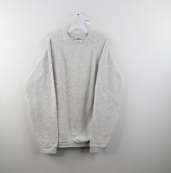 90s Streetwear Mens 2XLT Tall Blank Crewneck Sweat