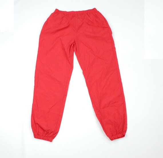 90s Marlboro Mens XL Spell Out Patch Nylon Joggers