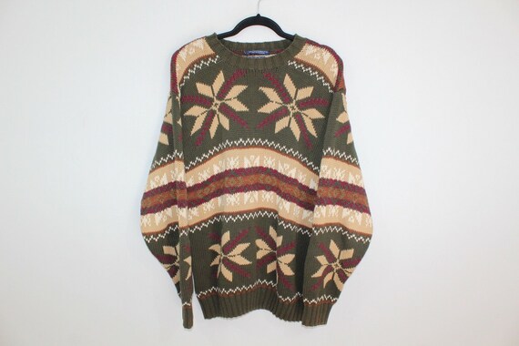 90s Tommy Hilfiger Mens Large Streetwear Snowflake