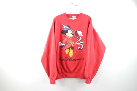 90s Disney Mens Large 25th Anniversary Mickey Mous