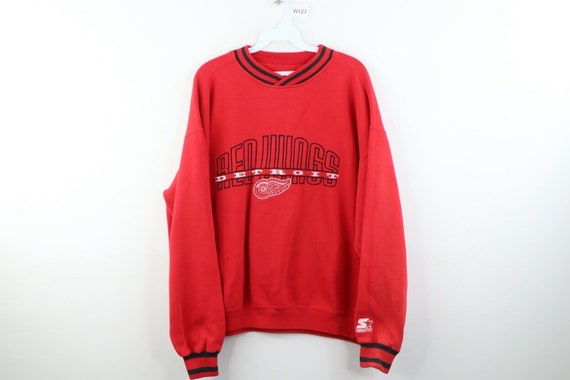 90s Starter Mens Medium Detroit Red Wings Spell Ou