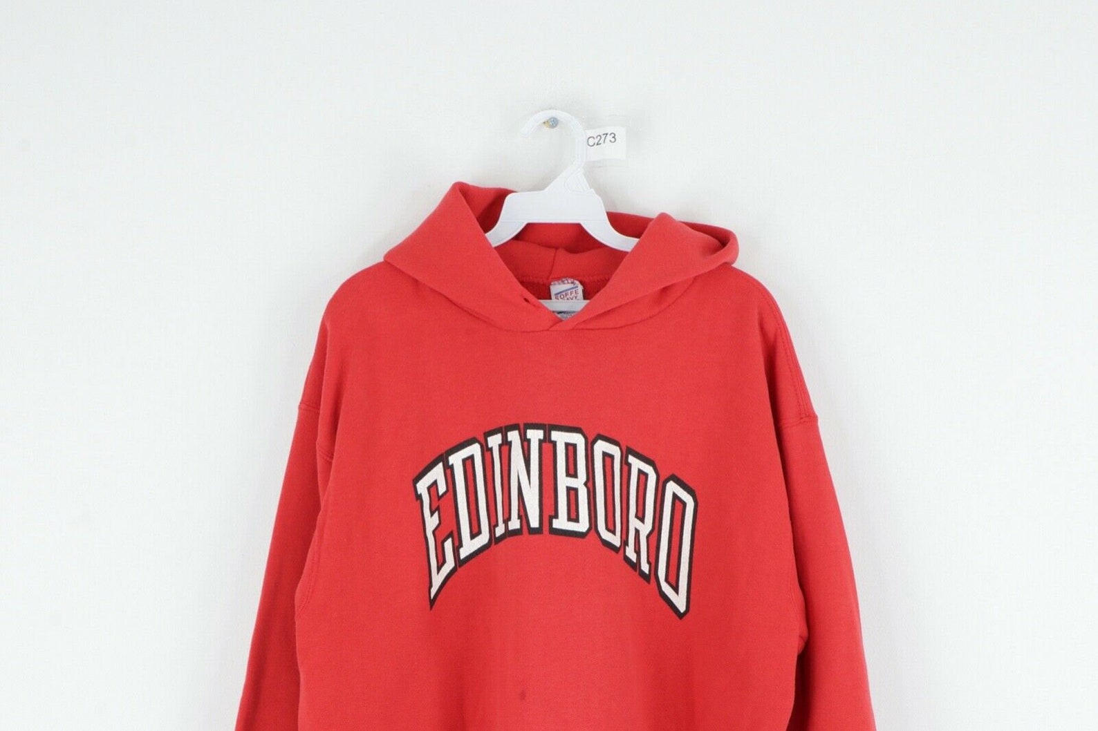 80s Soffe Heavy Sweats Mens Medium Distressed Edinboro Hoodie | Etsy