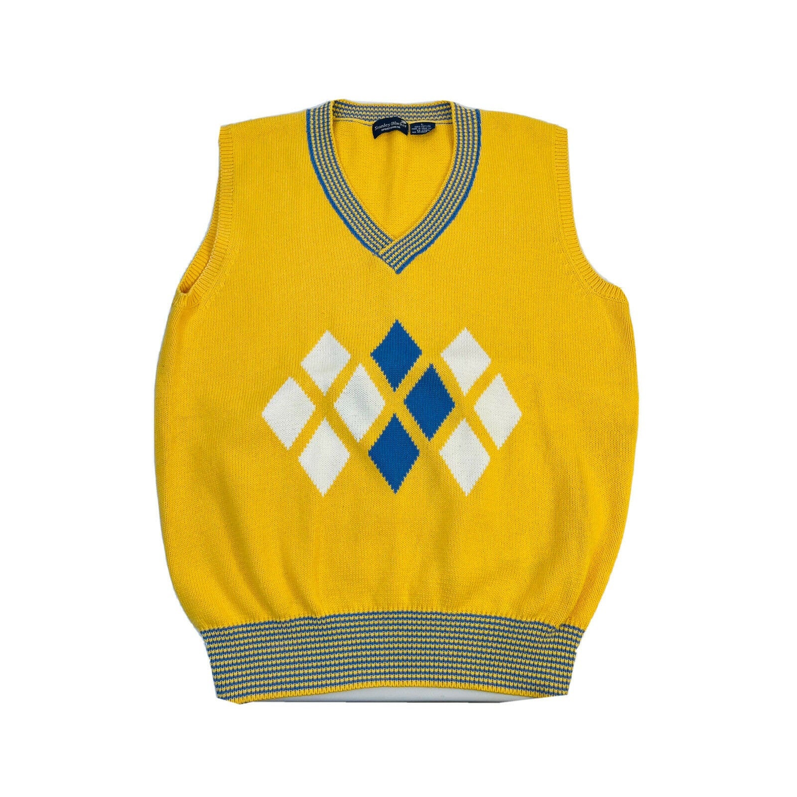 80s Rockabilly Mens Large Diamond 