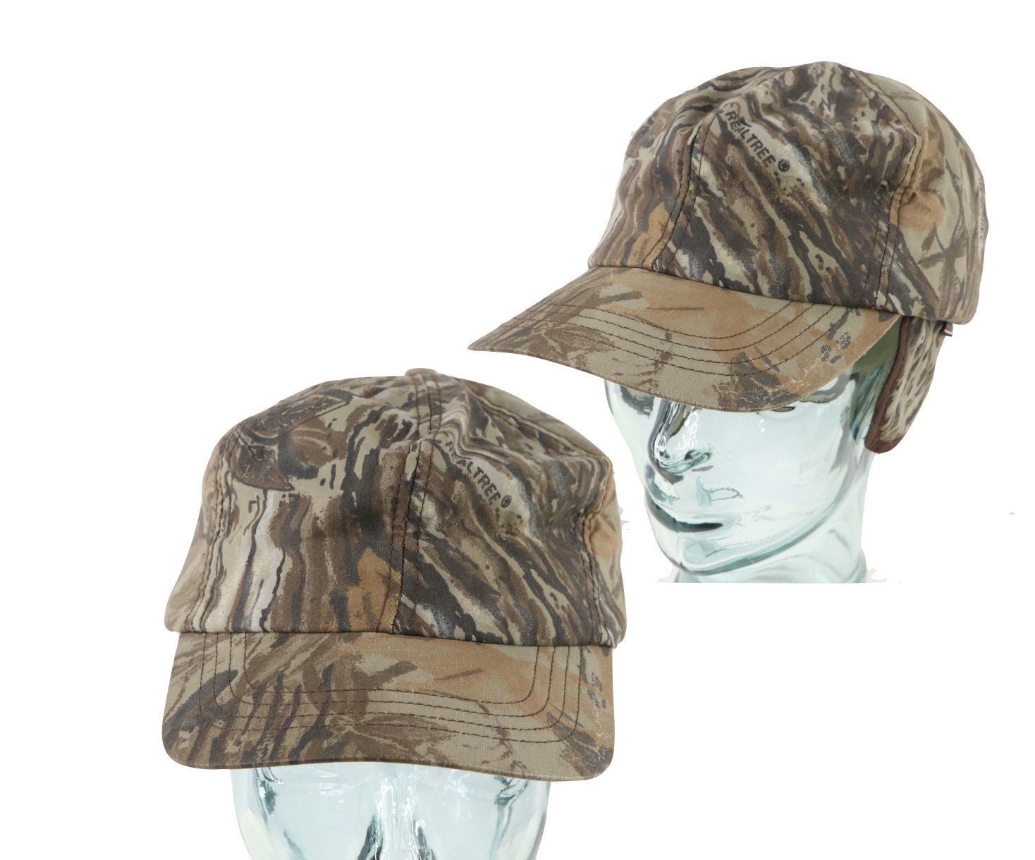 Ear Flap Camouflage Fitted Hat Cap 