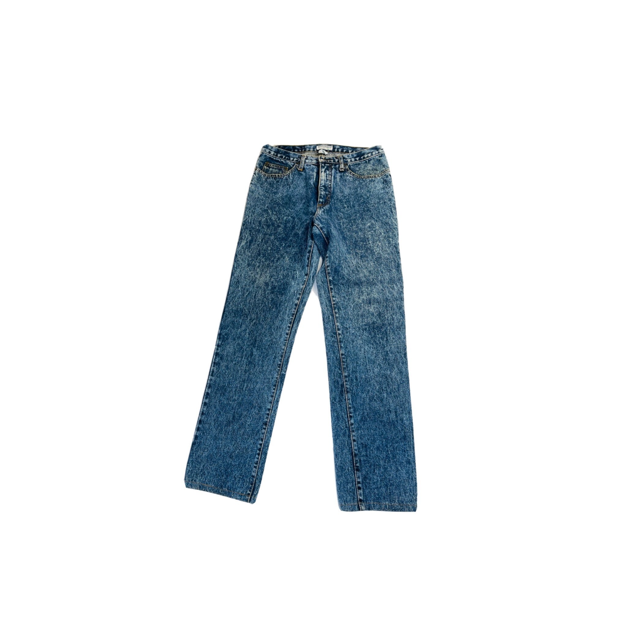 80s Guess Jeans Mens 33x32 Spell Out 