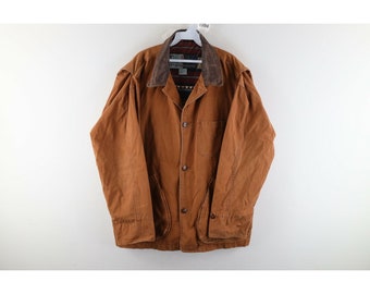 flannel lined barn jacket