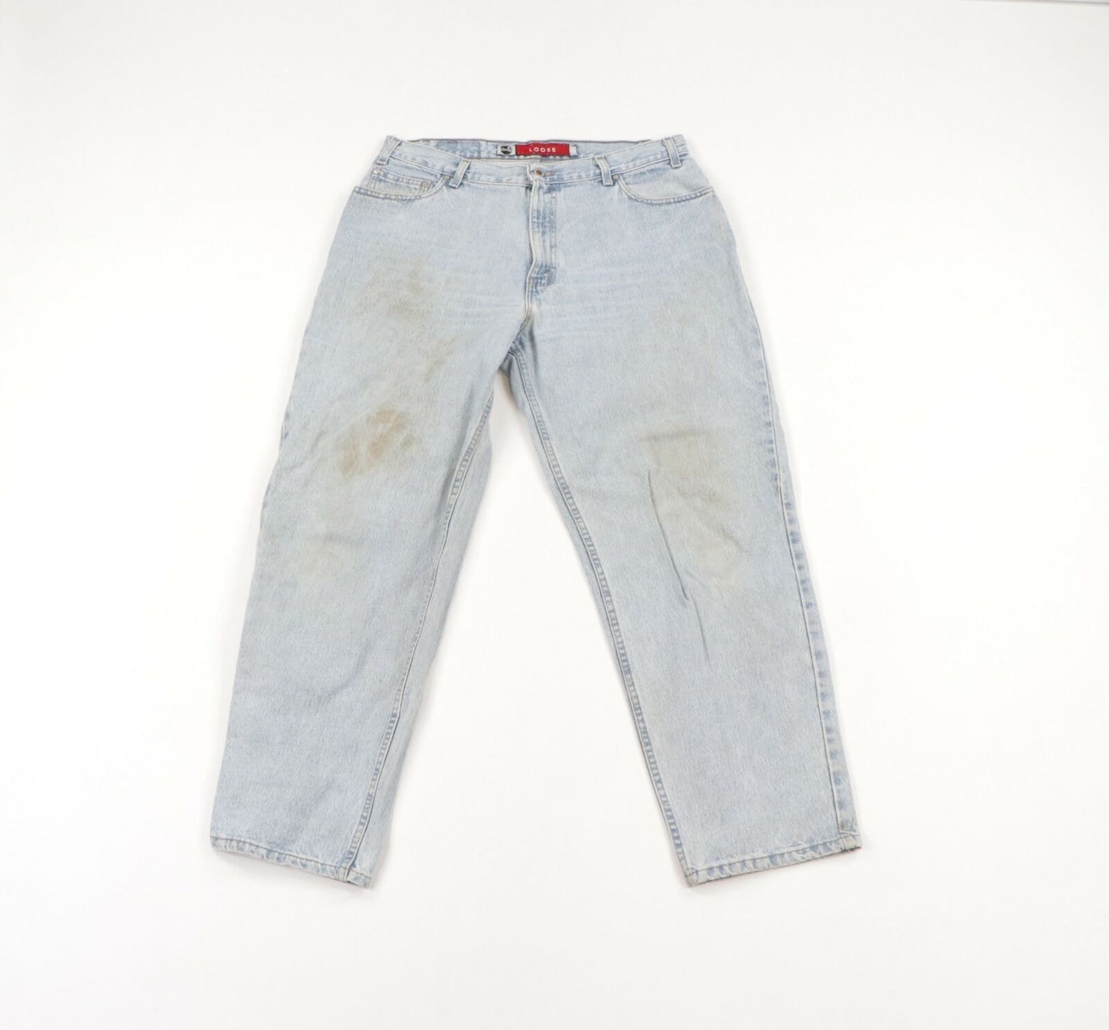 90s Levis Silver Tab Loose Tapered Leg Distressed Denim Jeans - Etsy Hong  Kong