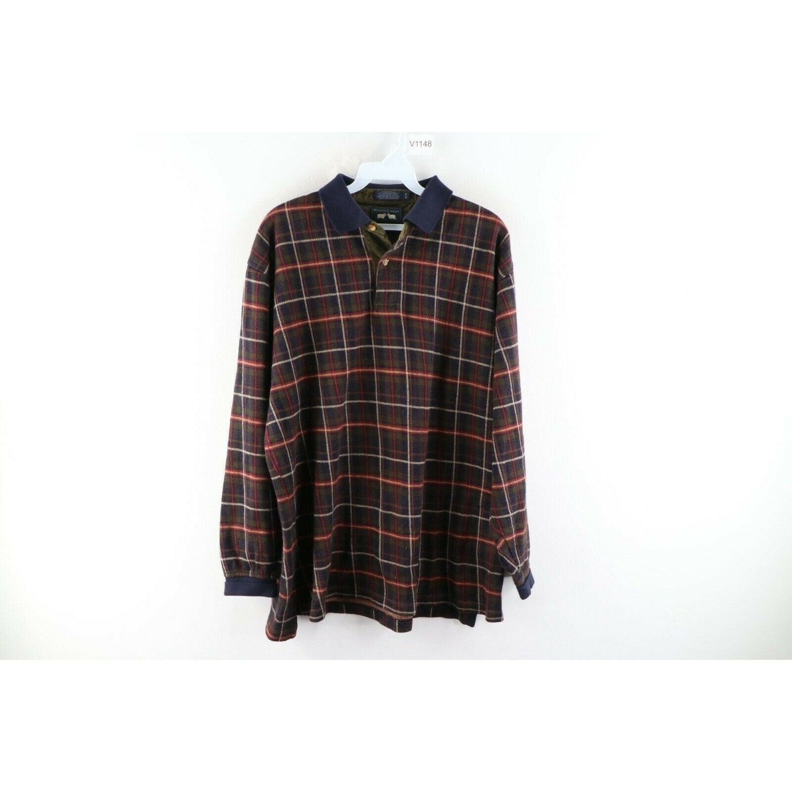 Polo Plaid Sweater - Etsy