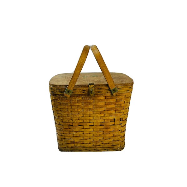 Wicker Picnic Basket Etsy