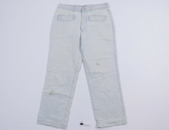 90s Streetwear Mens 34x28 Straight Leg Distressed