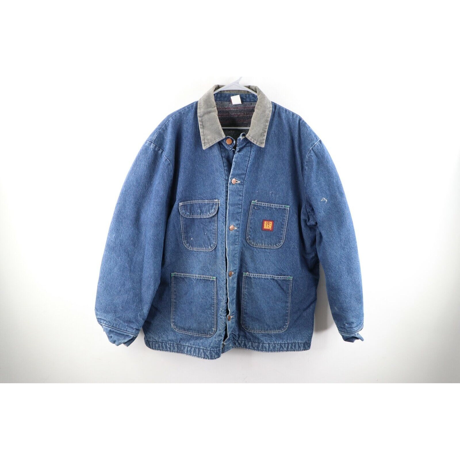 Carhartt C59DST Washed Denim Chore Coat- Blanket L