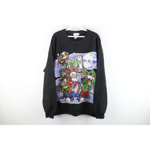 90s Looney Tunes Mens 2XL Distressed North Pole Christmas - Etsy