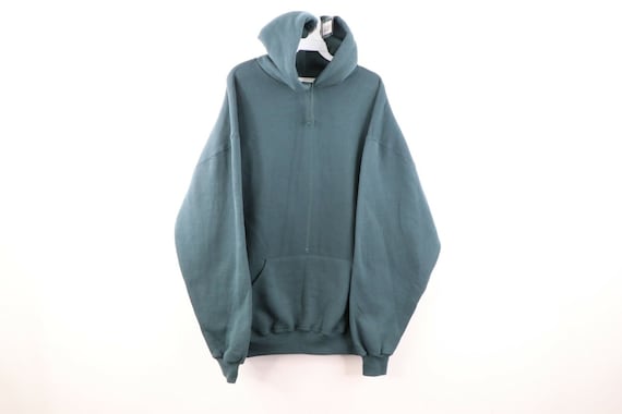 90s Russell Athletic Mens XL Blank Faded Hoodie Sw