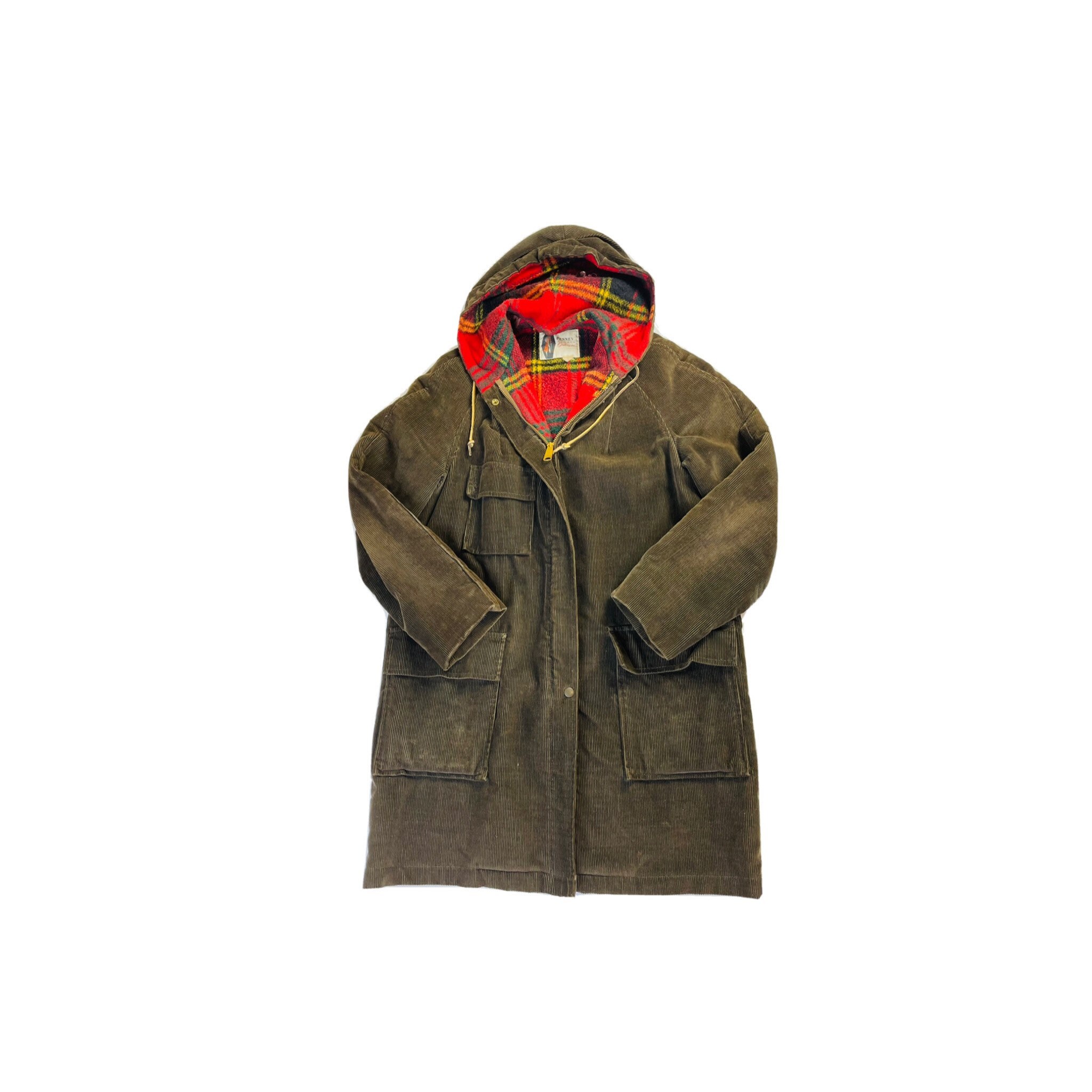 Orange Lined Parka - Etsy