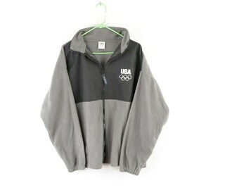 usa olympic fleece jacket