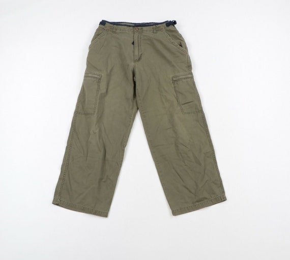 90s Vans Streetwear Mens 34x30 Faded Wide Leg Carg