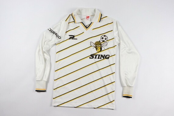 80s Patrick Mens Small Chicago Sting NASL Long Sle