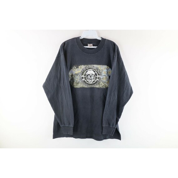 90s Mens L Faded Megadeth Cryptic Writings Long Sleeve Band - Etsy