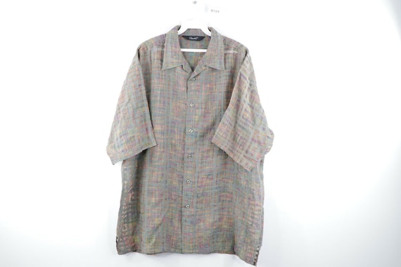 90s Genelli Mens Large Streetwear Geometric Print
