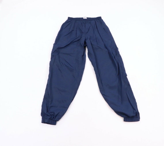 90s Nike Mens Medium Lined Blank Nylon Joggers Jog