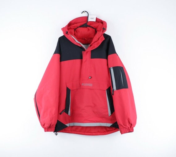 90s Columbia Mens Large Spell Out Insulated Hooded