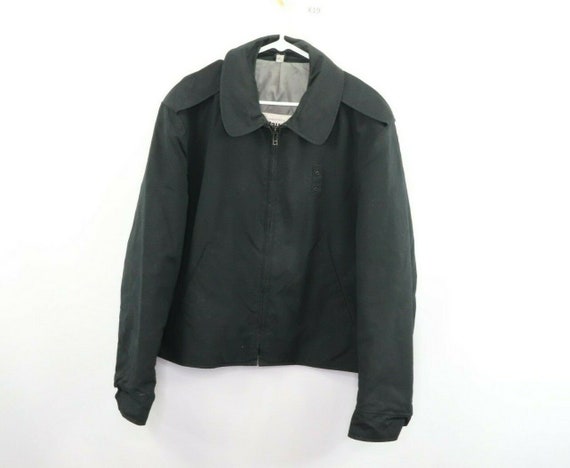 80s Blauer Mens Size 46R Tactical Police Full Zip Bomber Jacket Black, 80s Blauer Tactical Police Bomber Jacket, 80s Blauer Jacket, Jacket,