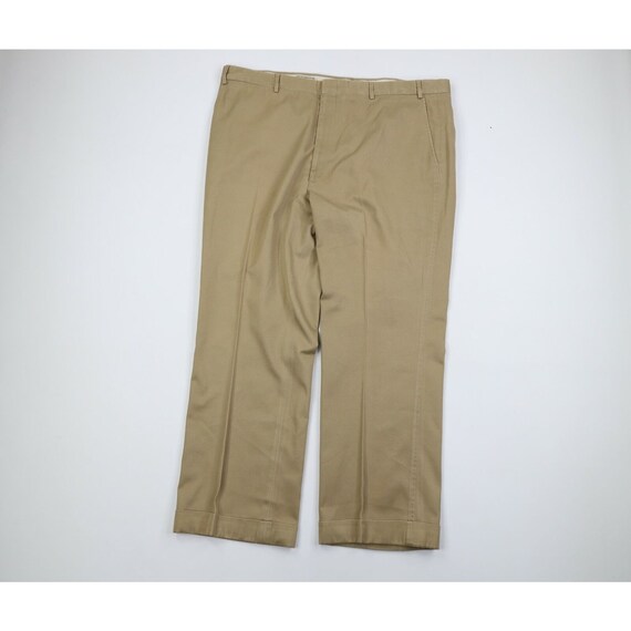 90s LL Bean Mens 42x29 Cuffed Wide Leg 