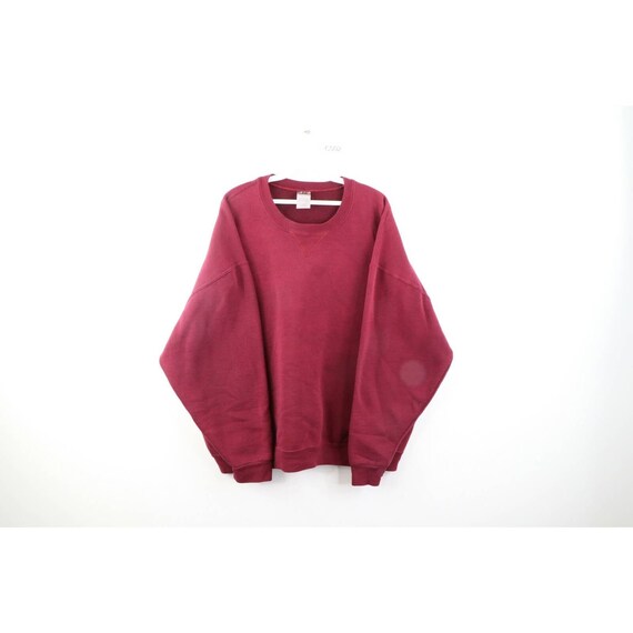 90s Russell Athletic Mens 2XL XXL Blank Faded Crew