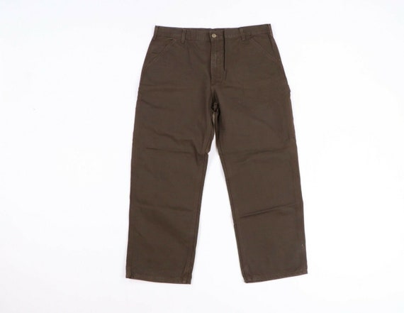 NOS Vintage Carhartt Mens 38x30 Spell Out Washed D