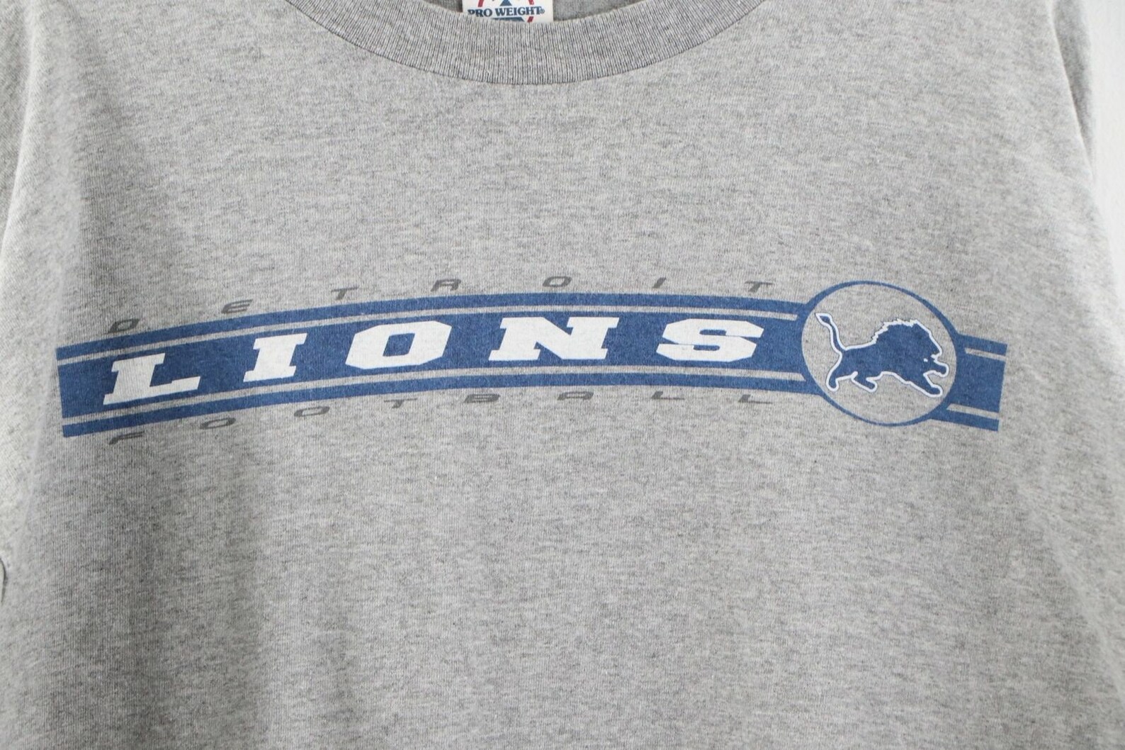 90s Mens XL Detroit Lions Spell Out Box Logo Long Sleeve Shirt - Etsy